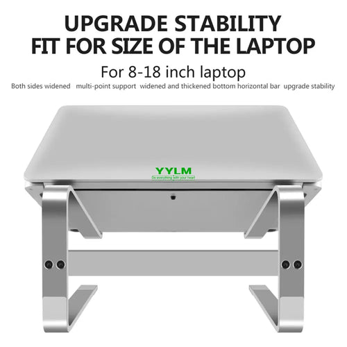 Aluminum Laptop Stand Notebook Riser Holder