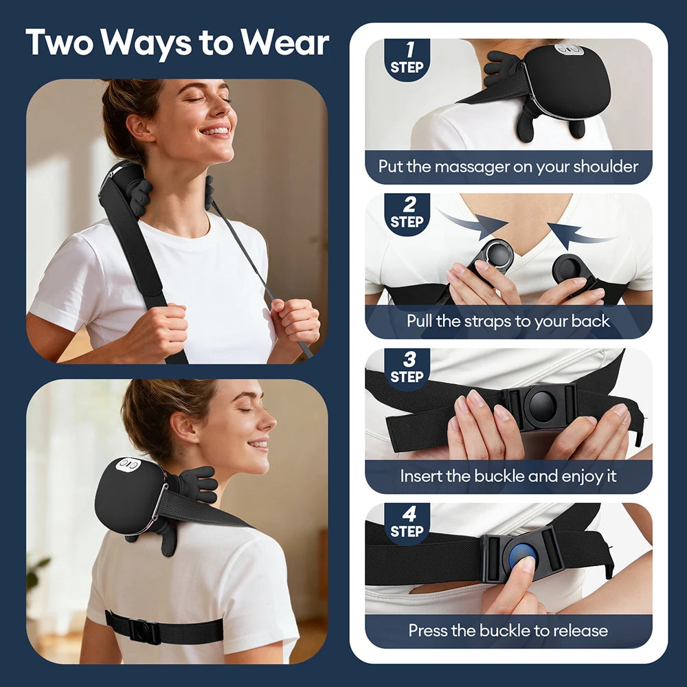 4D Bionic Finger Neck Shoulder Massager